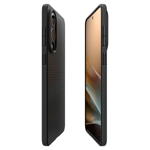 Spigen Liquid Air™ Backcover Samsung Galaxy S25 Edge - Schwarz