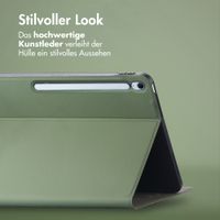 Accezz Classic Klapphülle Samsung Galaxy Tab S10 FE Plus - Grün