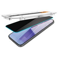 Spigen GLAStR Privacy EZ Fit Displayschutzfolie + Applicator - 2er-Pack Apple iPhone 16 / 15