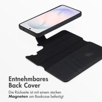 Accezz 2-in-1 Klapphülle aus Leder mit MagSafe Samsung Galaxy S26 Plus - Onyx Black