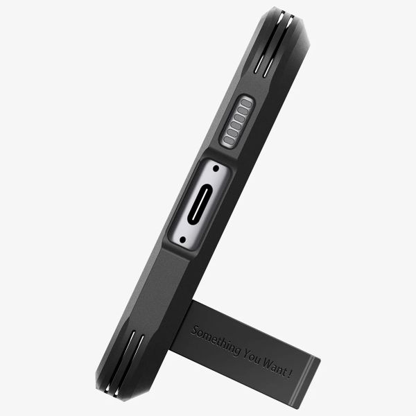 Spigen Tough Armor Backcover Samsung Galaxy S23 FE - Schwarz