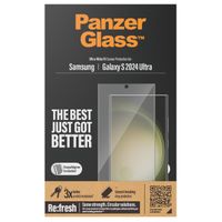 PanzerGlass Refresh Ultra-Wide Fit Anti-Bacterial Screenprotector inkl. Applikator Samsung Galaxy S24 Ultra