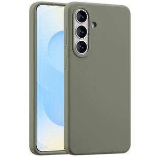 Accezz Liquid Silikoncase mit MagSafe Samsung Galaxy S26 Plus - Cooper Green
