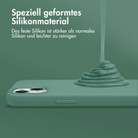 Accezz Liquid Silikoncase Apple iPhone 11 - Dunkelgrün