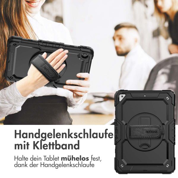 Accezz Robustes Back Cover mit Schultergurt Apple iPad Air 3 (2019) / Pro 10.5 (2017) - Schwarz