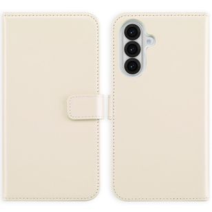 Selencia Echtleder Klapphülle Samsung Galaxy A36 - Greige