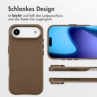 Accezz MagSafe Leather Backcover Apple iPhone Air - Kaffeebraun
