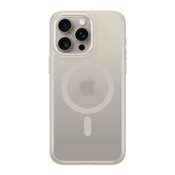 Spigen Ultra Hybrid Backcover MagSafe Apple iPhone 15 Pro - Frost Natural Titanium