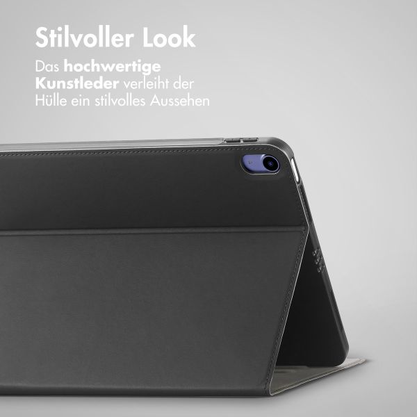 Accezz Classic Klapphülle Apple iPad Air 11 Zoll (2026) M4 / (2025) M3 / (2024) M2 / Air 5 (2022) / Air 4 (2020) - Schwarz