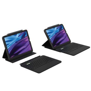 ZAGG Pro Keys 2 keyboard Klapphülle Apple iPad Air 11 Zoll (2026) M4 / (2025) M3 / (2024) M2 - AZERTY / FR - Schwarz