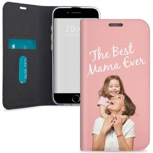 Gestalte deine eigene Compact Gel Klapphülle Apple iPhone 17e / 16e - Weiß