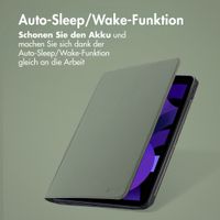 Accezz Classic Klapphülle Apple iPad 11 (2025) 11 Zoll A16 / iPad 10 (2022) 10.9 Zoll - Grün