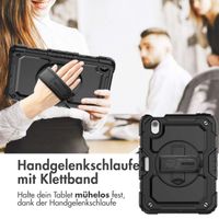 Accezz Robustes Back Cover mit Schultergurt Apple iPad Mini 7 (2024) / iPad Mini 6 (2021) - Schwarz