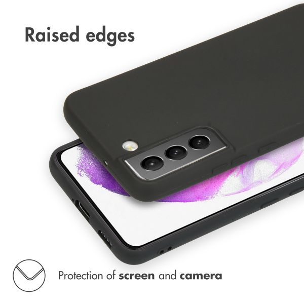 Accezz Color TPU Hülle Samsung Galaxy S22 - Schwarz