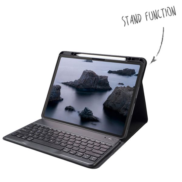 Accezz Bluetooth Keyboard Klapphülle Apple iPad Pro 13 (2025) M5 / (2024) M4 - AZERTY / FR - Schwarz
