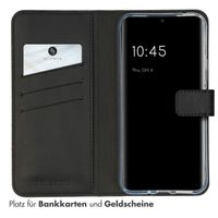 Selencia Echtleder Klapphülle Samsung Galaxy A54 (5G) - Schwarz