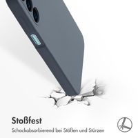 Accezz Liquid Silikoncase Samsung Galaxy A16 - Dunkelblau