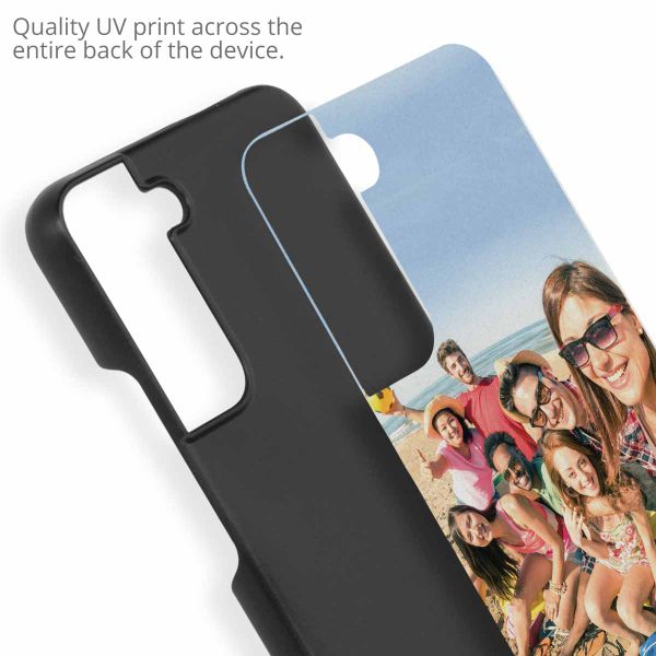 Gestalte deine eigene Hardcase Hülle Samsung Galaxy S22 - Schwarz