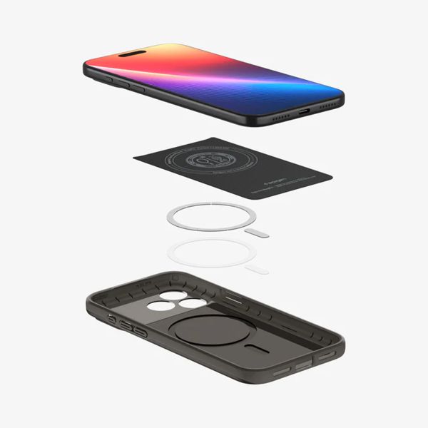Spigen Thin Fit Backcover mit MagSafe Apple iPhone 17 Pro - Gunmetal