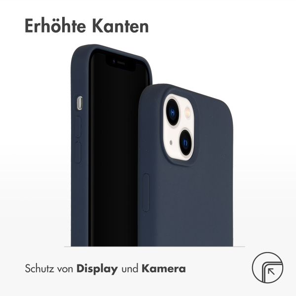 Accezz Liquid Silikoncase Apple iPhone 14 Plus - Dunkelblau