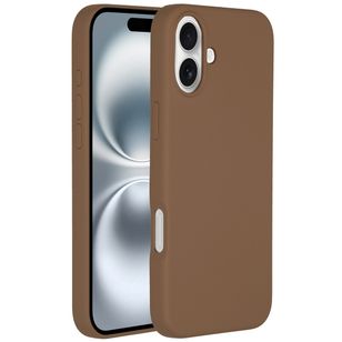 Accezz Liquid Silikoncase mit MagSafe Apple iPhone 16 Plus - Hellbraun