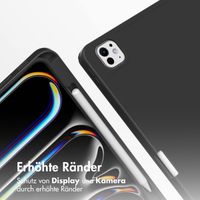 Accezz Smarte Klapphülle aus Silikon Apple iPad Pro 13 (2025) M5 / (2024) M4 - Schwarz