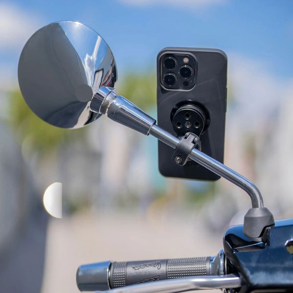 SP Connect Mirror Mount Pro SPC+ Handyhalterung für Scooter / Motorrad - Spiegelbefestigung - Schwarz