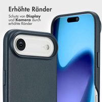 Accezz 2-in-1 Klapphülle aus Leder mit MagSafe Apple iPhone Air - Nightfall Blue