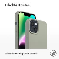 Accezz Liquid Silikoncase mit MagSafe Apple iPhone 14 / 13 - Cooper Green