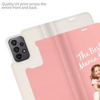 Gestalte deine eigene Compact Gel Klapphülle Samsung Galaxy A23 (5G) - Weiß