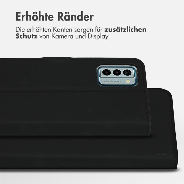 Accezz Wallet TPU Klapphülle Nokia G22 - Schwarz