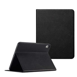 Selencia Riva Klapphülle Apple iPad 11 (2025) 11 Zoll A16 / iPad 10 (2022) 10.9 Zoll - Schwarz