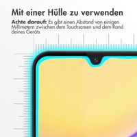 Accezz Displayschutz 2er-pack aus gehärtetem Glas Samsung Galaxy A15 (5G/4G)