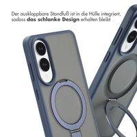 Accezz Ring Stand Backcover mit MagSafe Samsung Galaxy S25 Edge - Blau