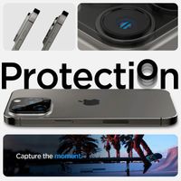 Spigen GLAStR Optik Camera Lens Protector - Kamerainsel-Schutz (2er-Pack) Apple iPhone 14 Pro (Max) - Schwarz