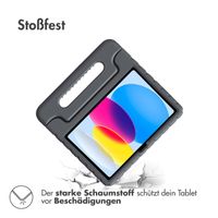 Accezz SchutzHülle mit Handgriff kindersicher Apple iPad 11 (2025) 11 Zoll A16 / iPad 10 (2022) 10.9 Zoll - Schwarz