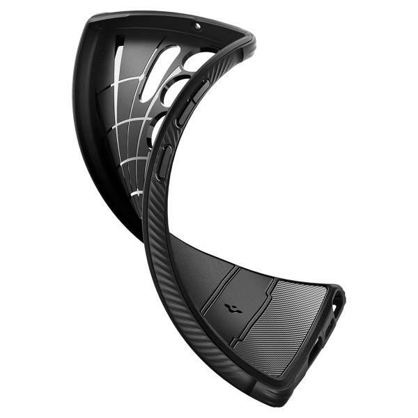 Spigen Rugged Armor Case Samsung Galaxy S23 Ultra - Schwarz